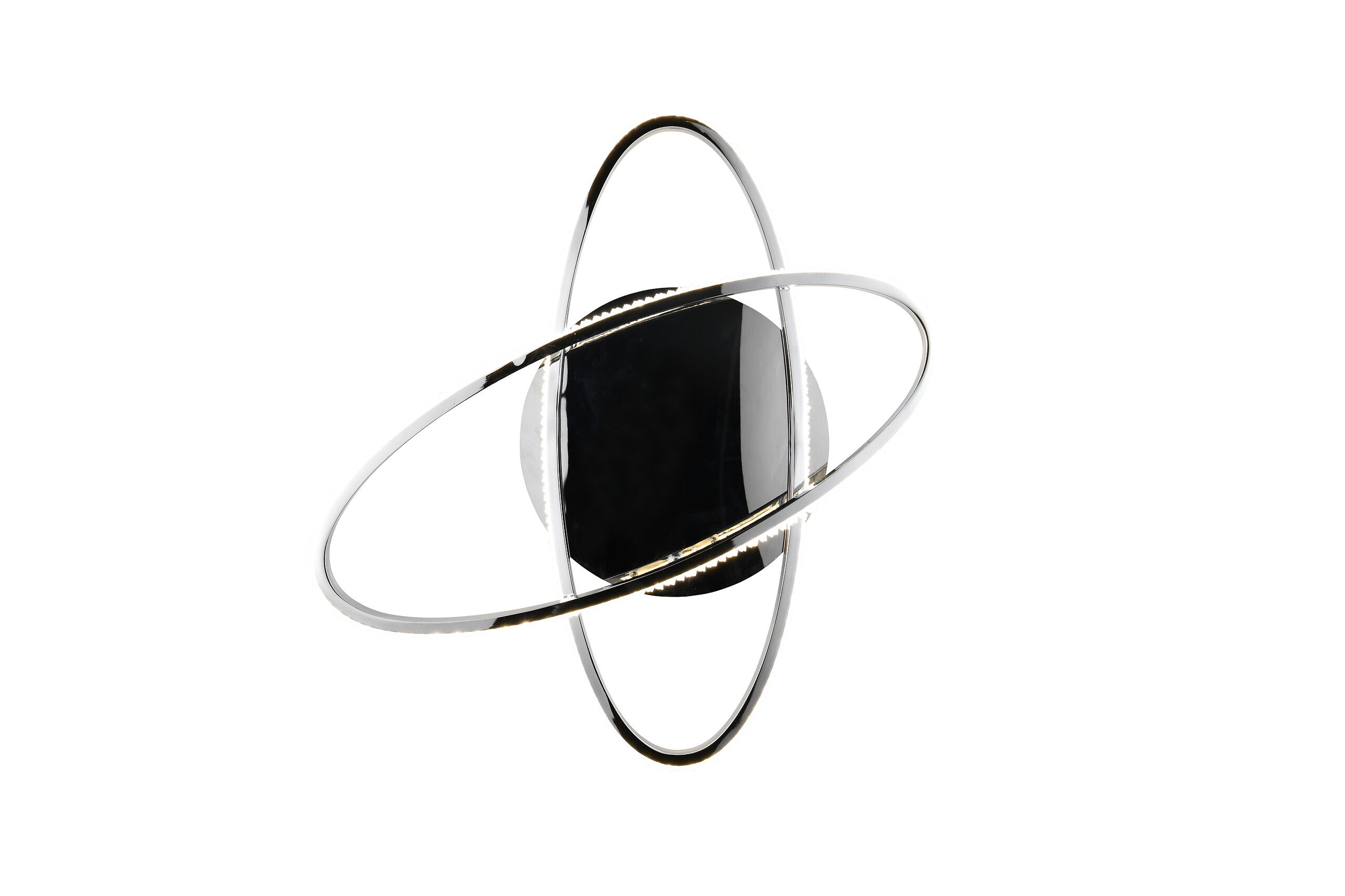 Reality Deckenleuchte Lane Chrom Metall B/H/D: ca. 58x9x58 cm