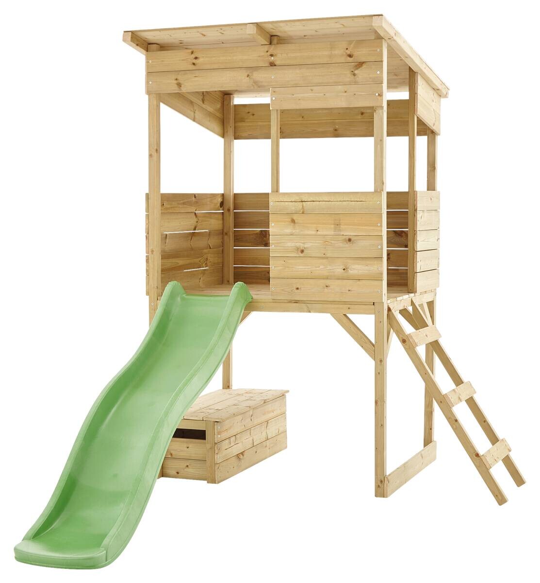 Westmann Spielhaus Wildnis natur B/H/L: ca. 126x205x114 cm