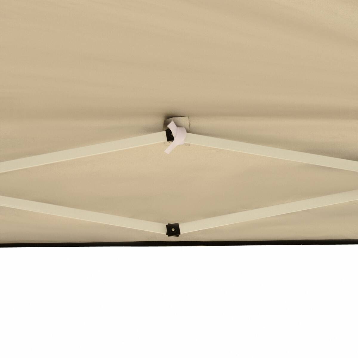 Outsunny Pavillon schwarz Stahl B/H/L: ca. 295x255x295 cm