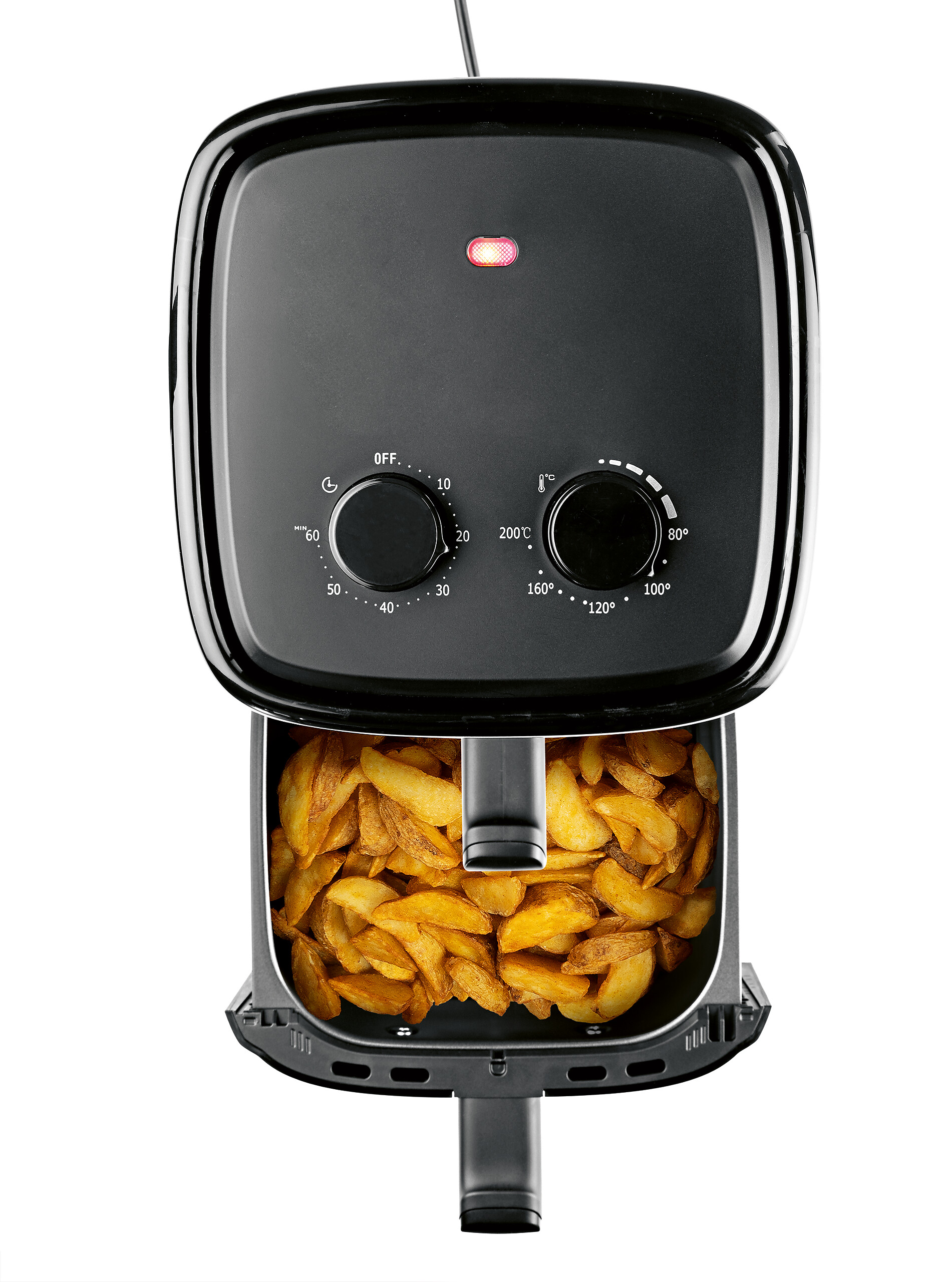 GOURMETmaxx Heißluftfritteuse 19170 schwarz Metall B/H/L: ca. 18,3x18,3x10,3 cm ca. 3,2 l
