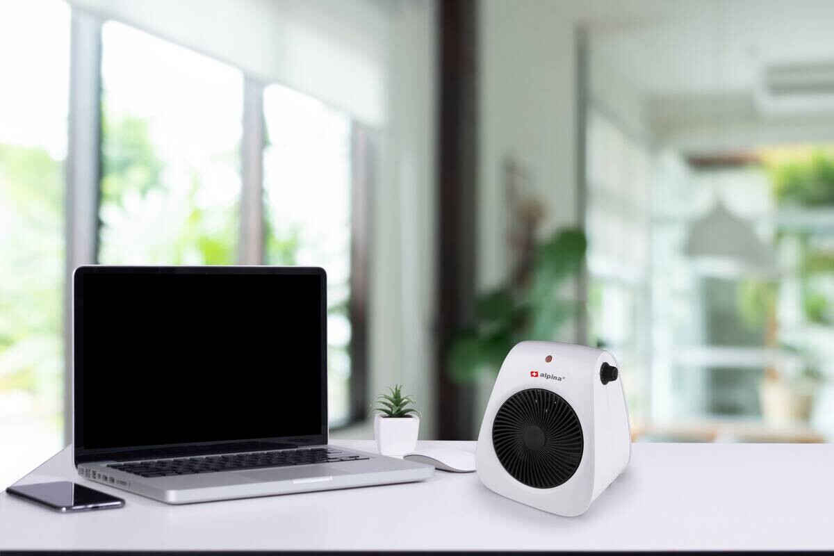 alpina Heizlüfter 871125225150 B/H/T: ca. 21x27x14 cm ca. 2000 W