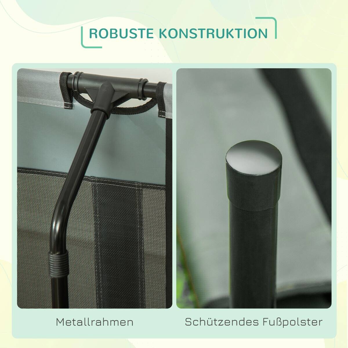 PawHut Hunde-Zubehör grau Edelstahl B/H/L: ca. 92x122x108 cm