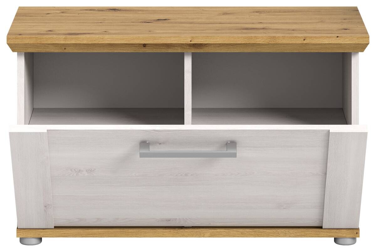 Sitzbank Verona Sibiu Lärche Nachbildung Eiche Artisan Nachbildung B/H/T: ca. 80x47x39 cm