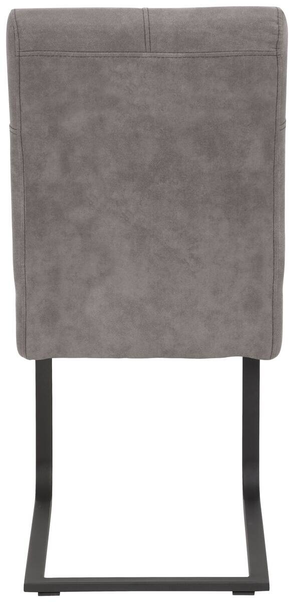 Essgruppe Luise grau Eiche Microfaser B/H/T: ca. 180x76x90 cm