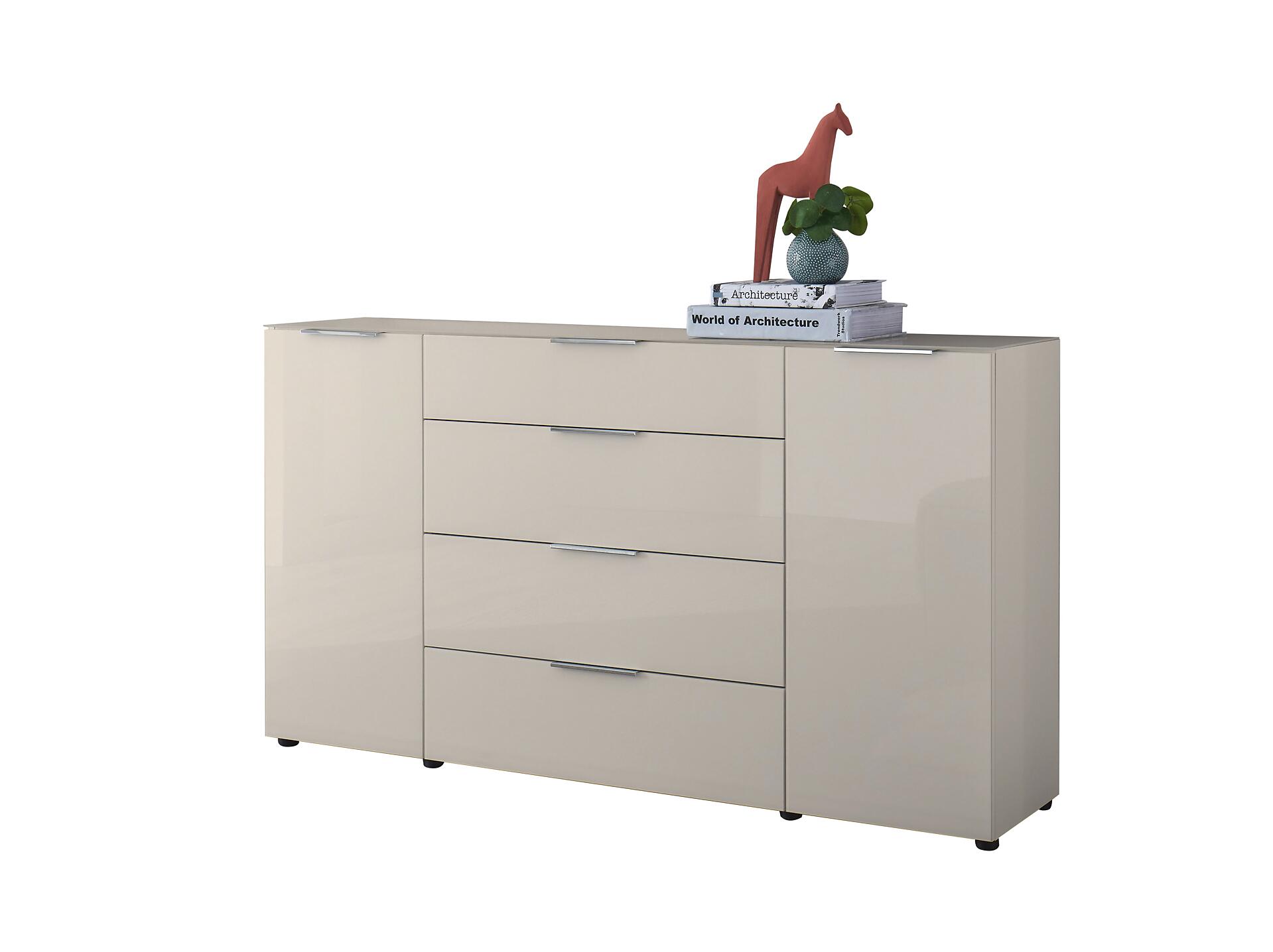 Kommode Santorin Kaschmir Chrom B/H/T: ca. 180x99x40 cm