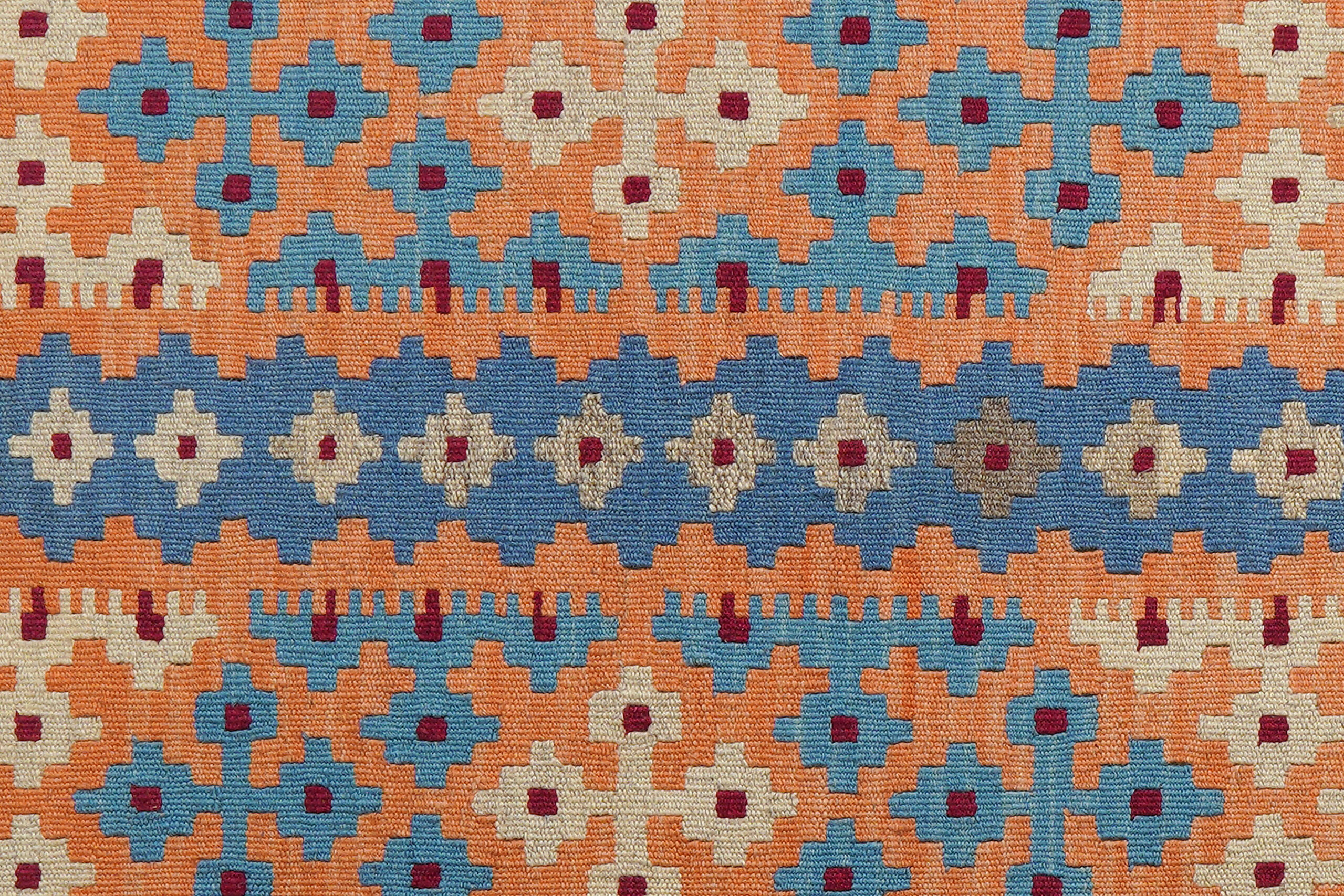 PersaTepp Teppich Kelim Gashgai blau B/H/L: ca. 84x1x134 cm