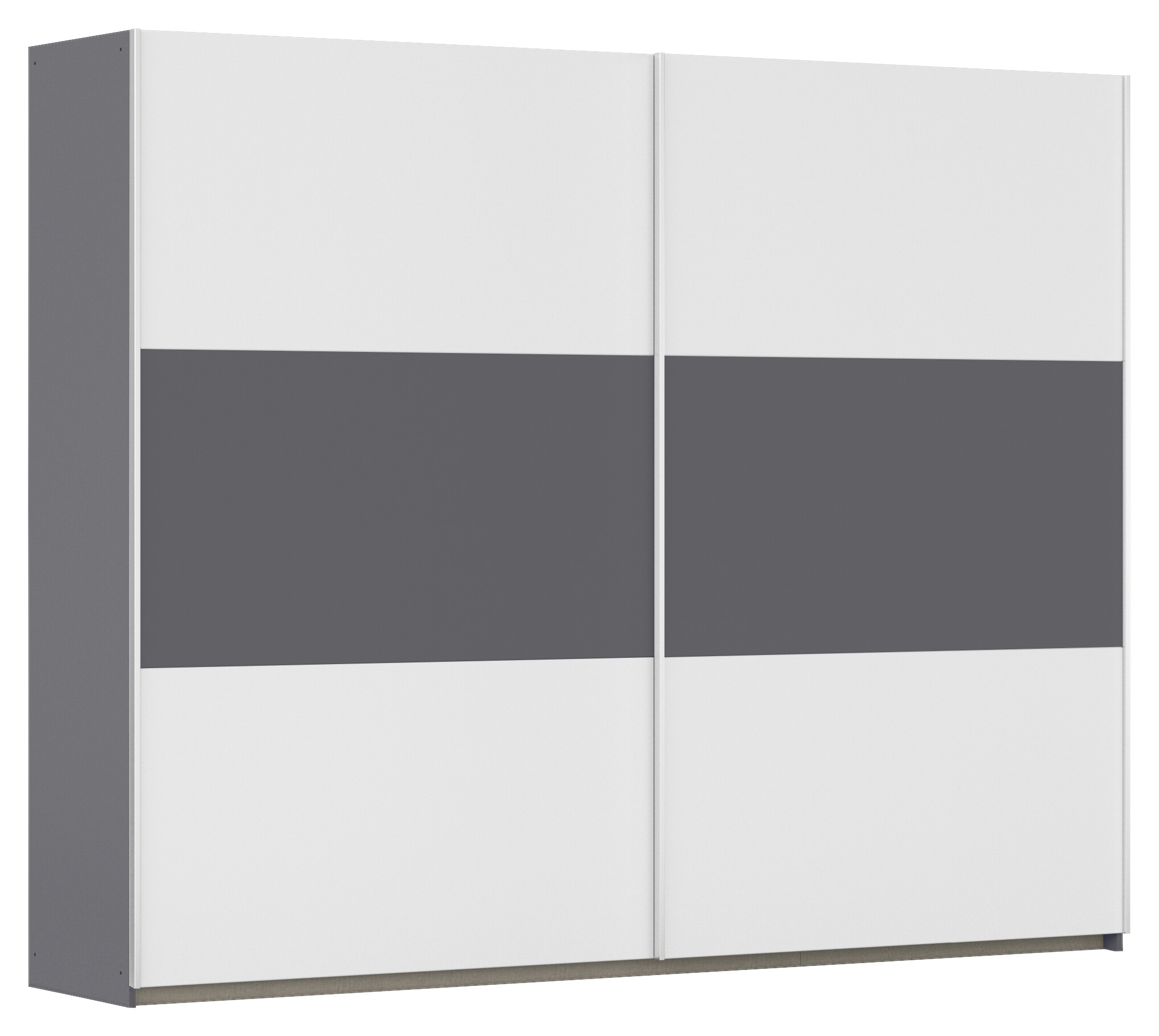 Kleiderschrank Oslo Alpinweiß grau B/H/T: ca. 261x210x59 cm