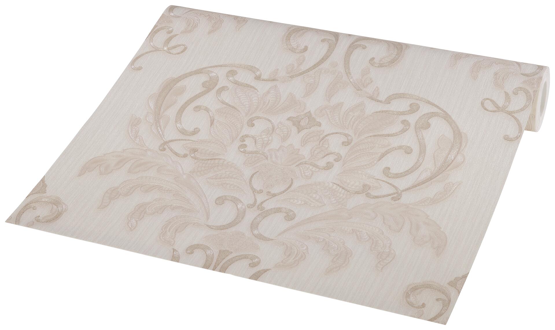 Vliestapete Ornament beige B/L: ca. 53x1005 cm