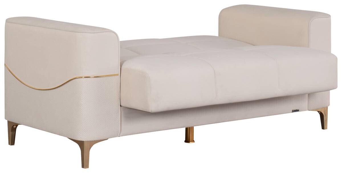 Sofa 3-2-1 Salda beige Microfaser