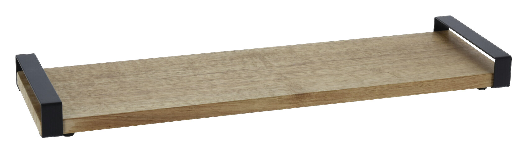 Serviertablett natur Holz B/H/L: ca. 14,5x4x50 cm