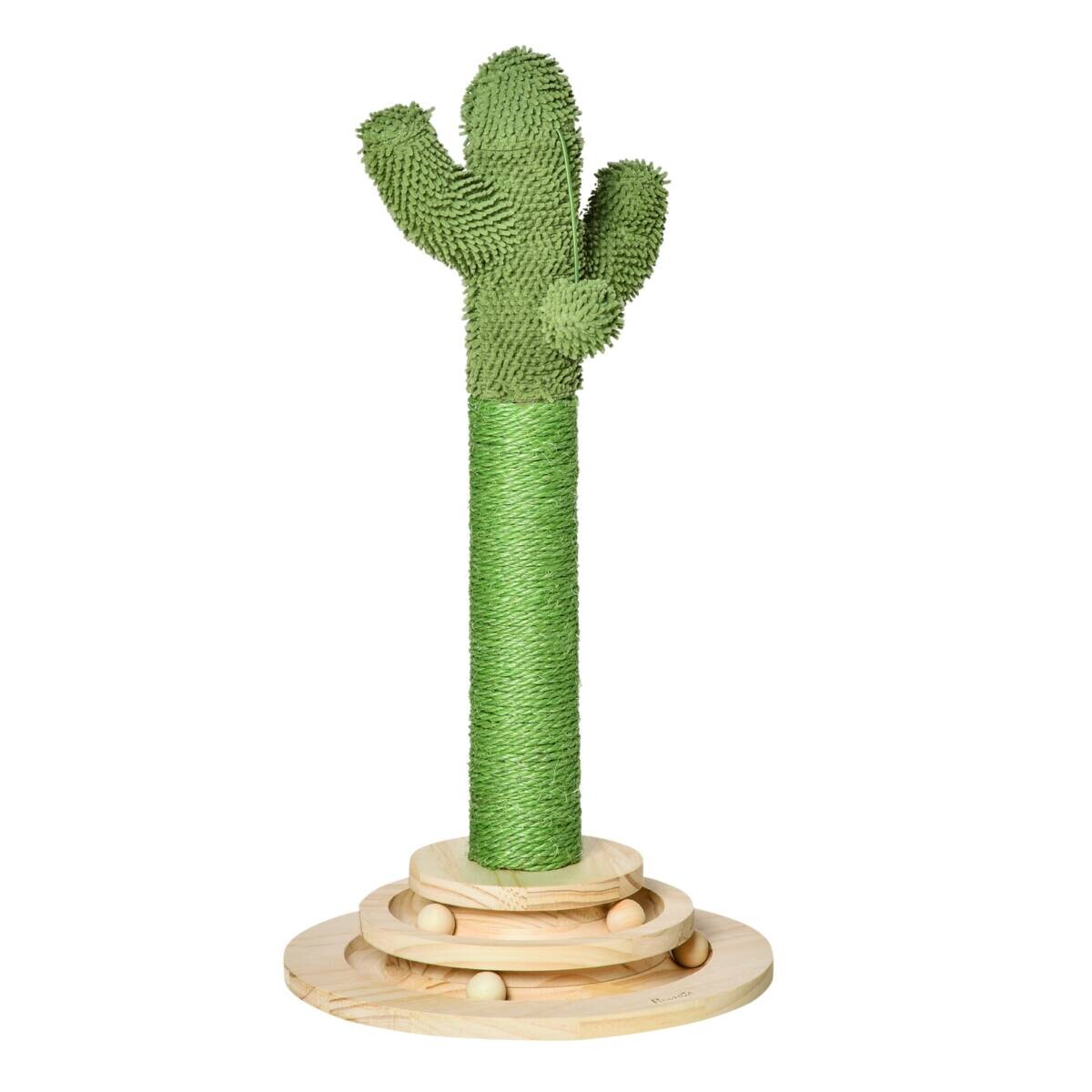 PawHut Kratzbaum grün Edelstahl B/H/L: ca. 32x32x60 cm