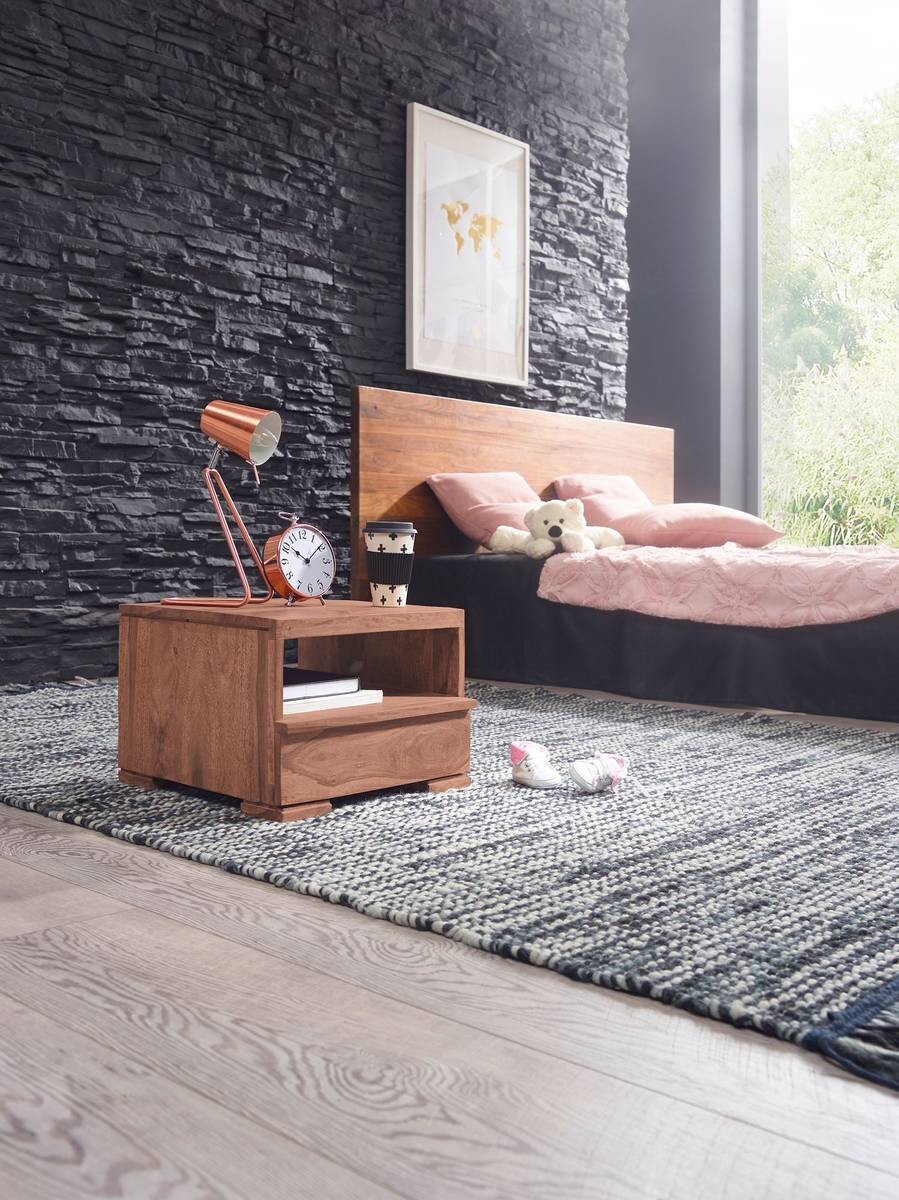 Nachtkonsole braun B/H/T: ca. 40x30x40 cm