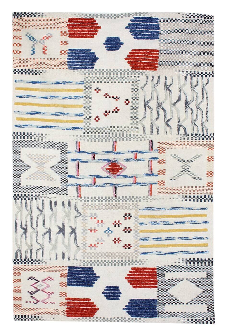 Kayoom Kurzflorteppich Empire 110 elfenbein B/L: ca. 120x170 cm