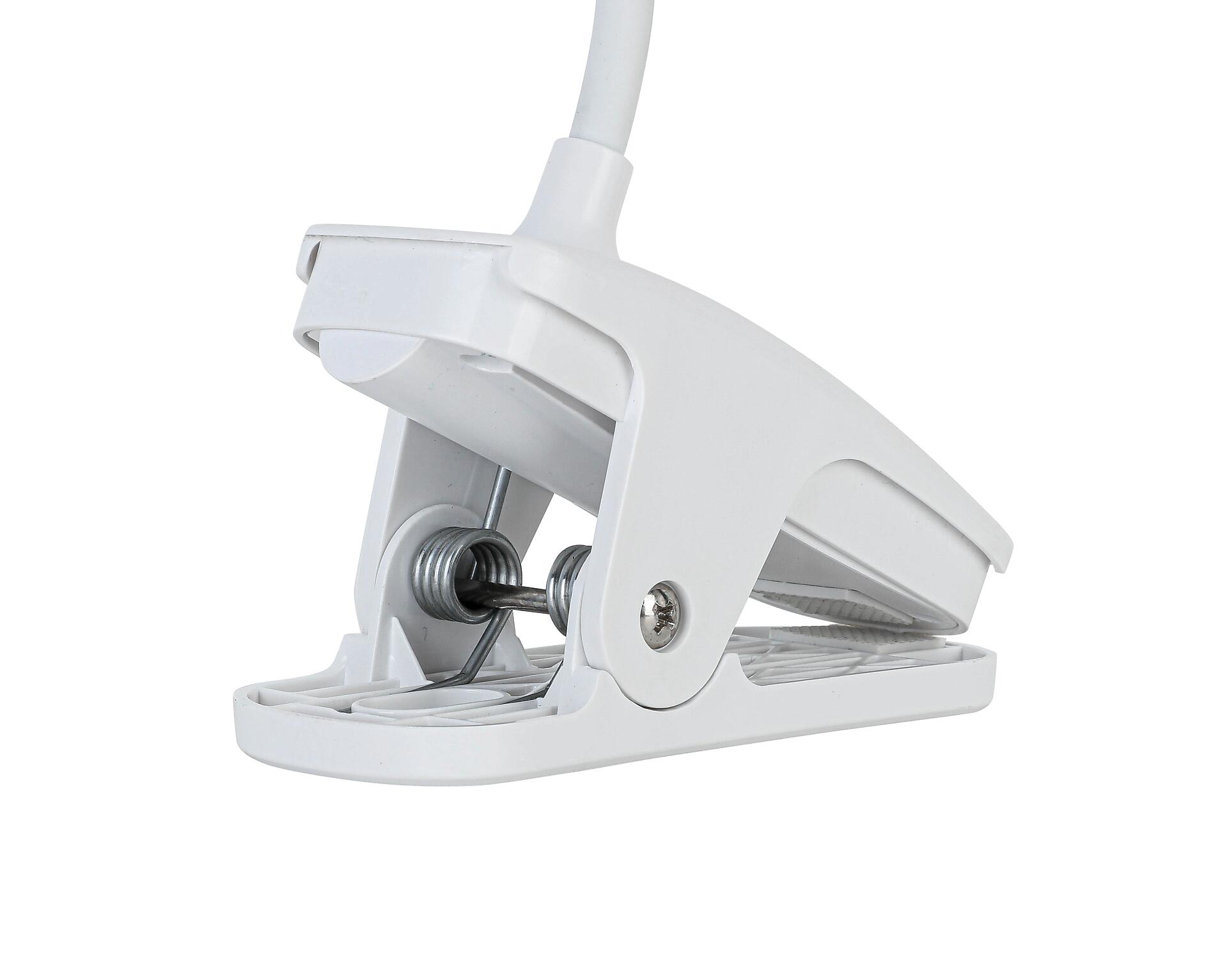 Nolo Tischleuchte Noah weiß Kunststoff B/H/L: ca. 6,5x52x14 cm