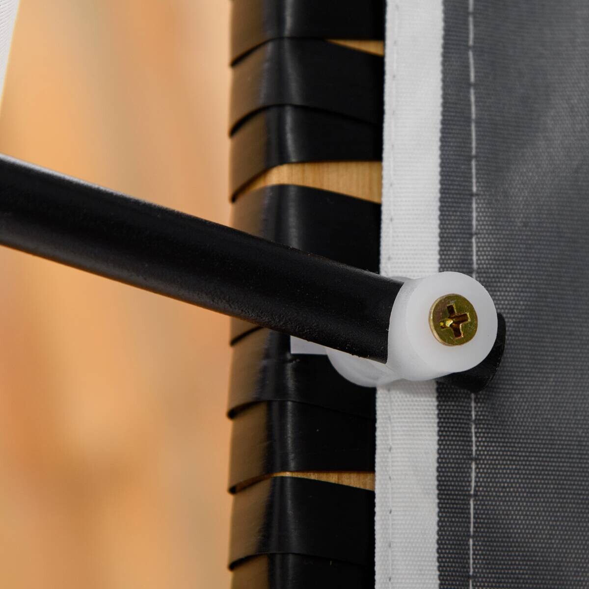 Outsunny Strandkorb grau Polypropylen B/H/L: ca. 79x118x160 cm