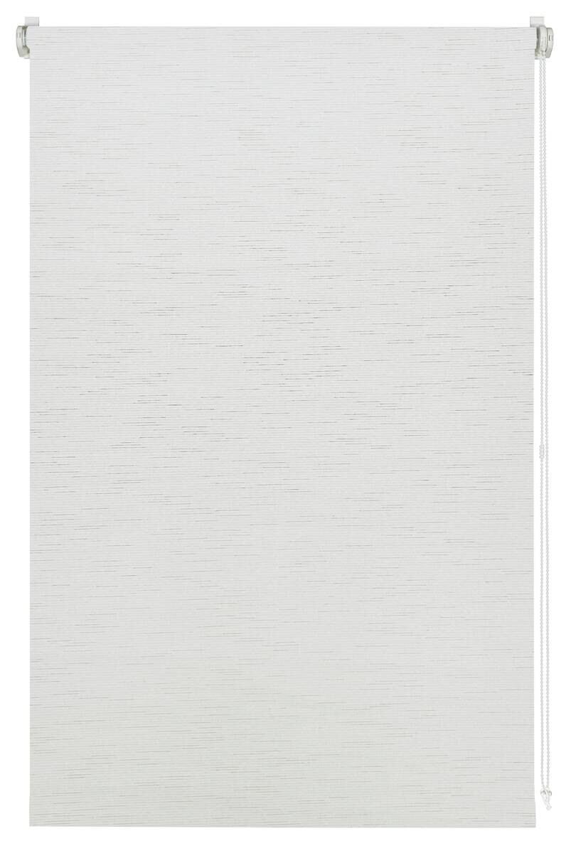 Boviva Klebe-/Klemmrollo Lino cremeweiß B/L: ca. 80x210 cm