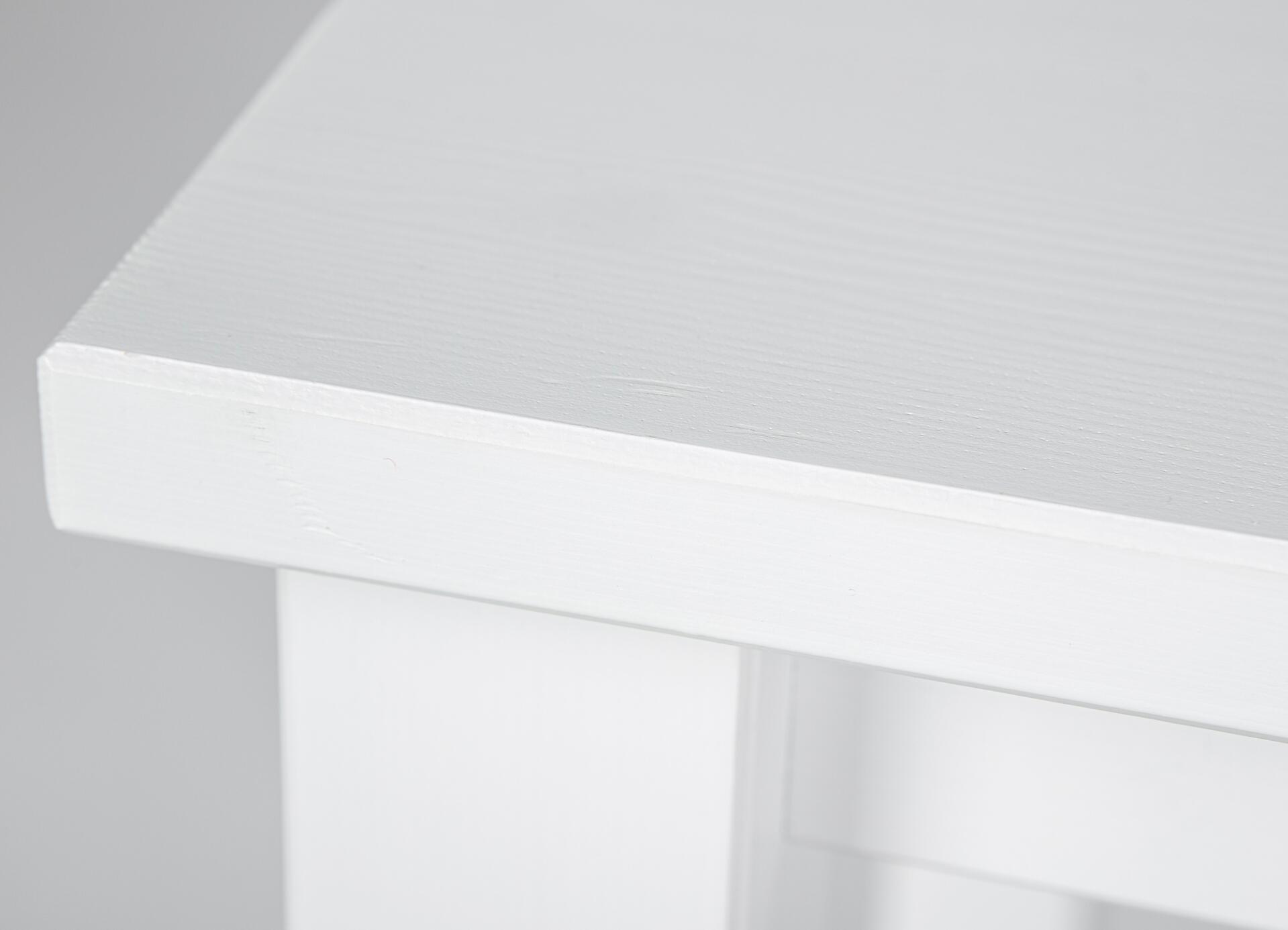 Beistelltisch Asgar weiß B/H/T: ca. 45x55x45 cm