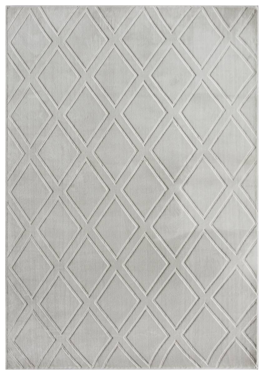 Teppich Monaco silber B/L: ca. 120x160 cm