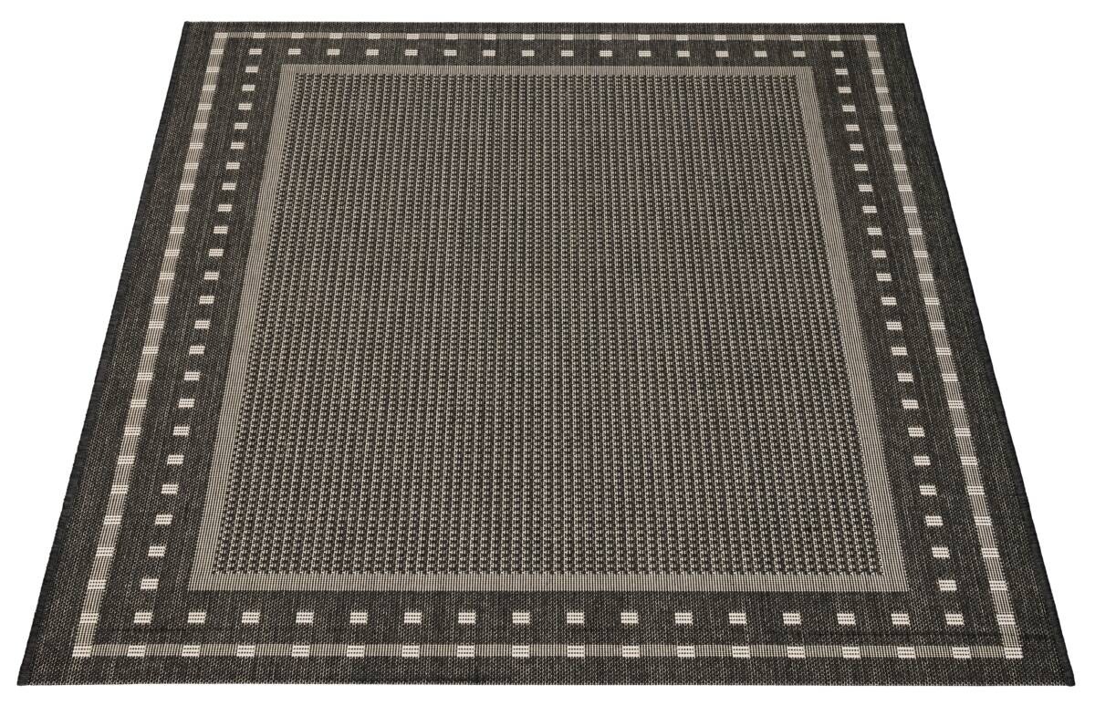 In-/Outdoor-Teppich Ambiente schwarz B/L: ca. 200x290 cm