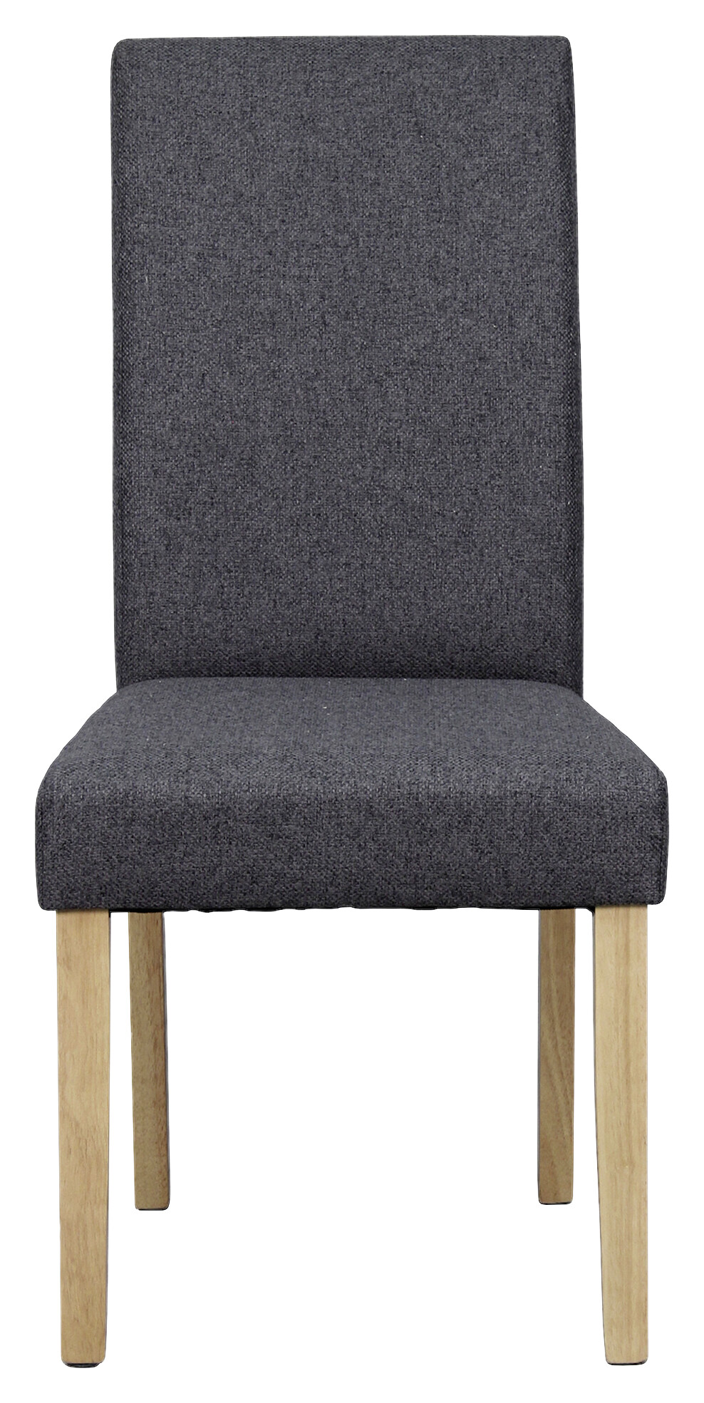 Stuhl ELIAS, 2er-Set dunkelgrau natur Stoff B/H/T: ca. 47x99,5x60 cm