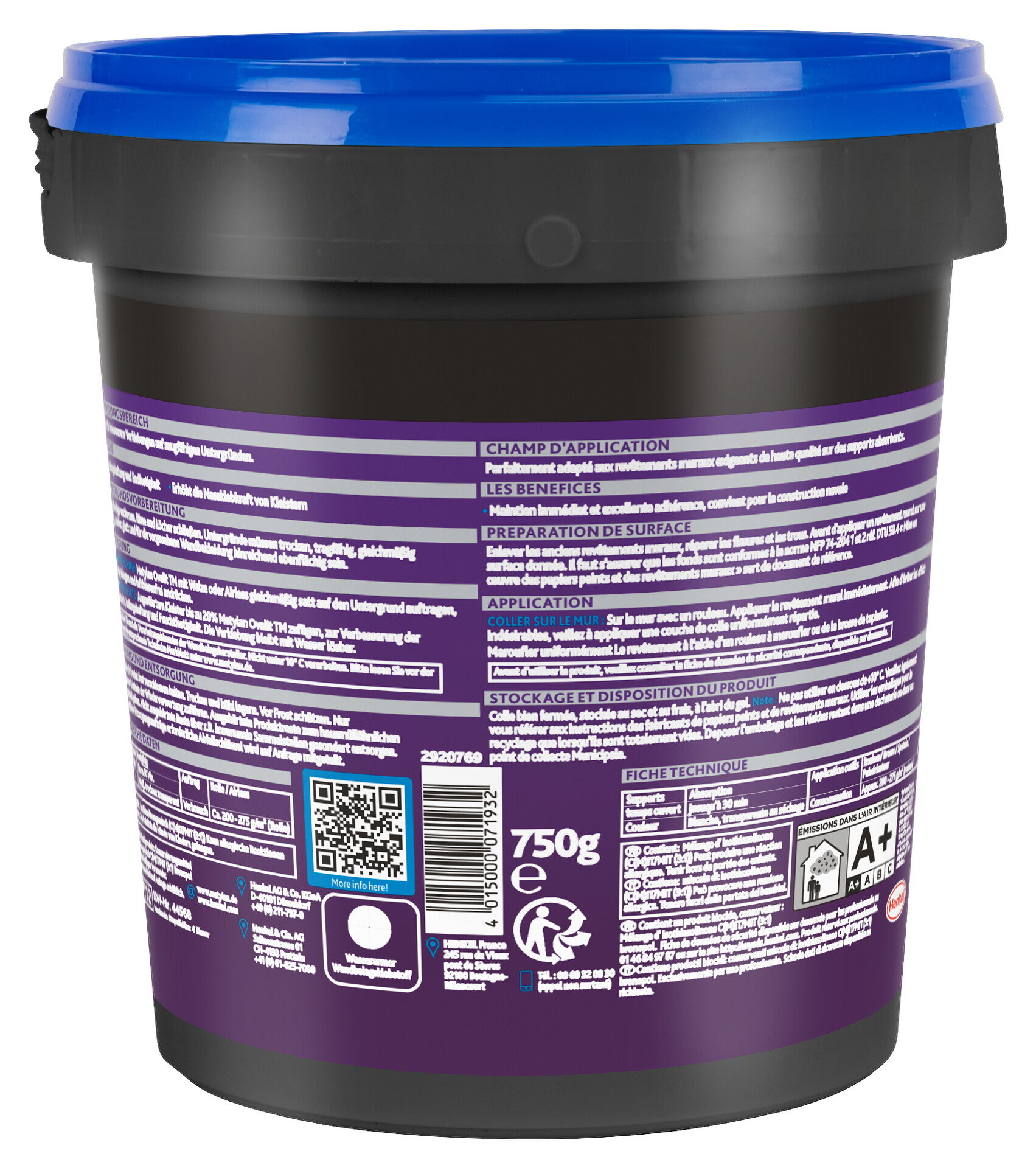 Metylan Wandbelagskleber Ovalit ca. 750 g