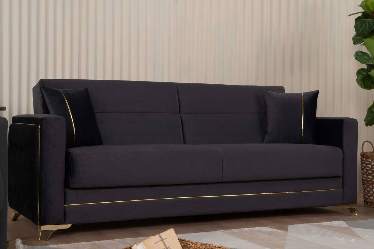 Sofa 3-2-1 Cavana petrol Microfaser Sofa 3-2-1 Cavana petrol Microfaser