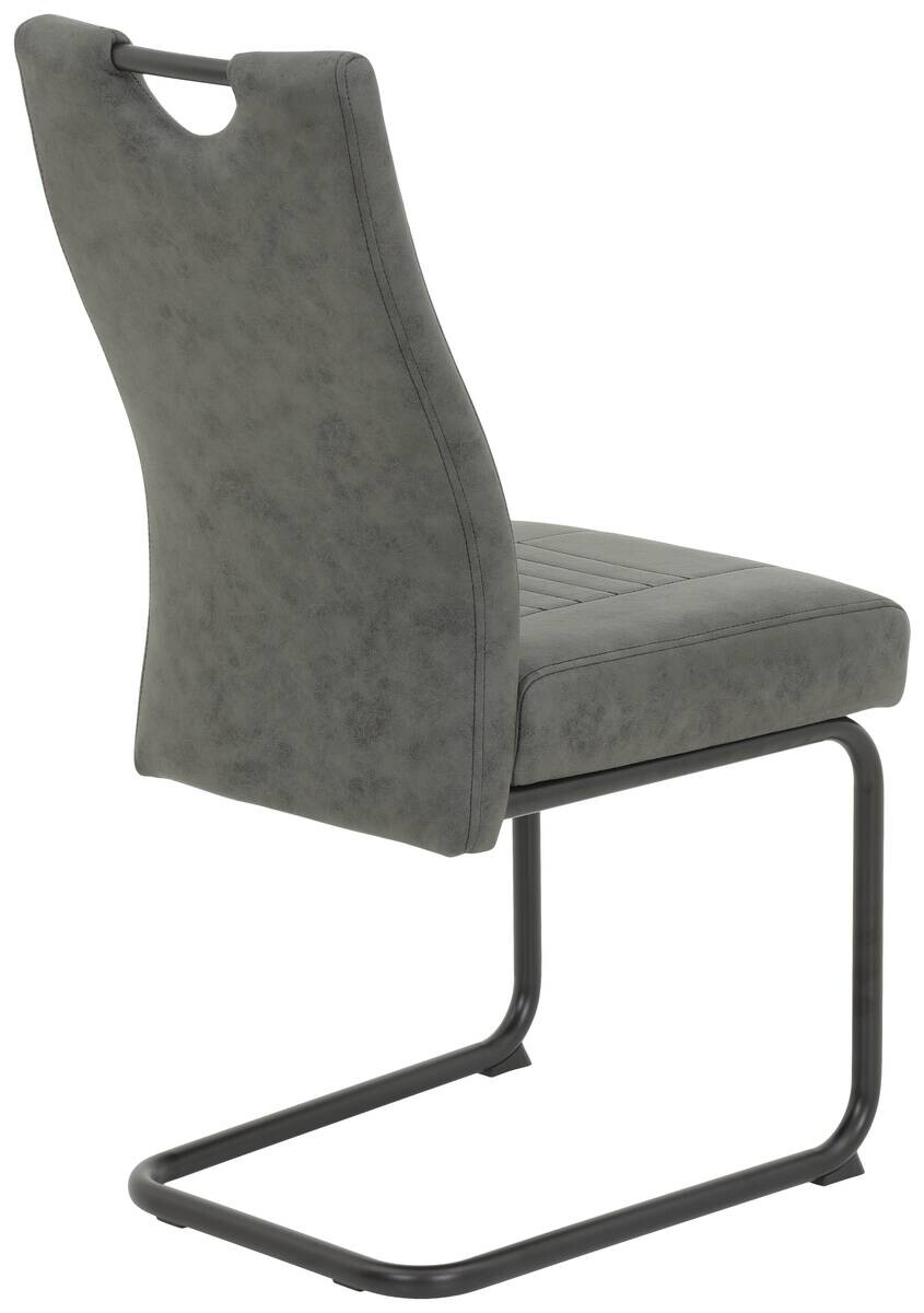 Schwingstuhl Jupiter anthrazit Microfaser B/H/T: ca. 45x94x60 cm