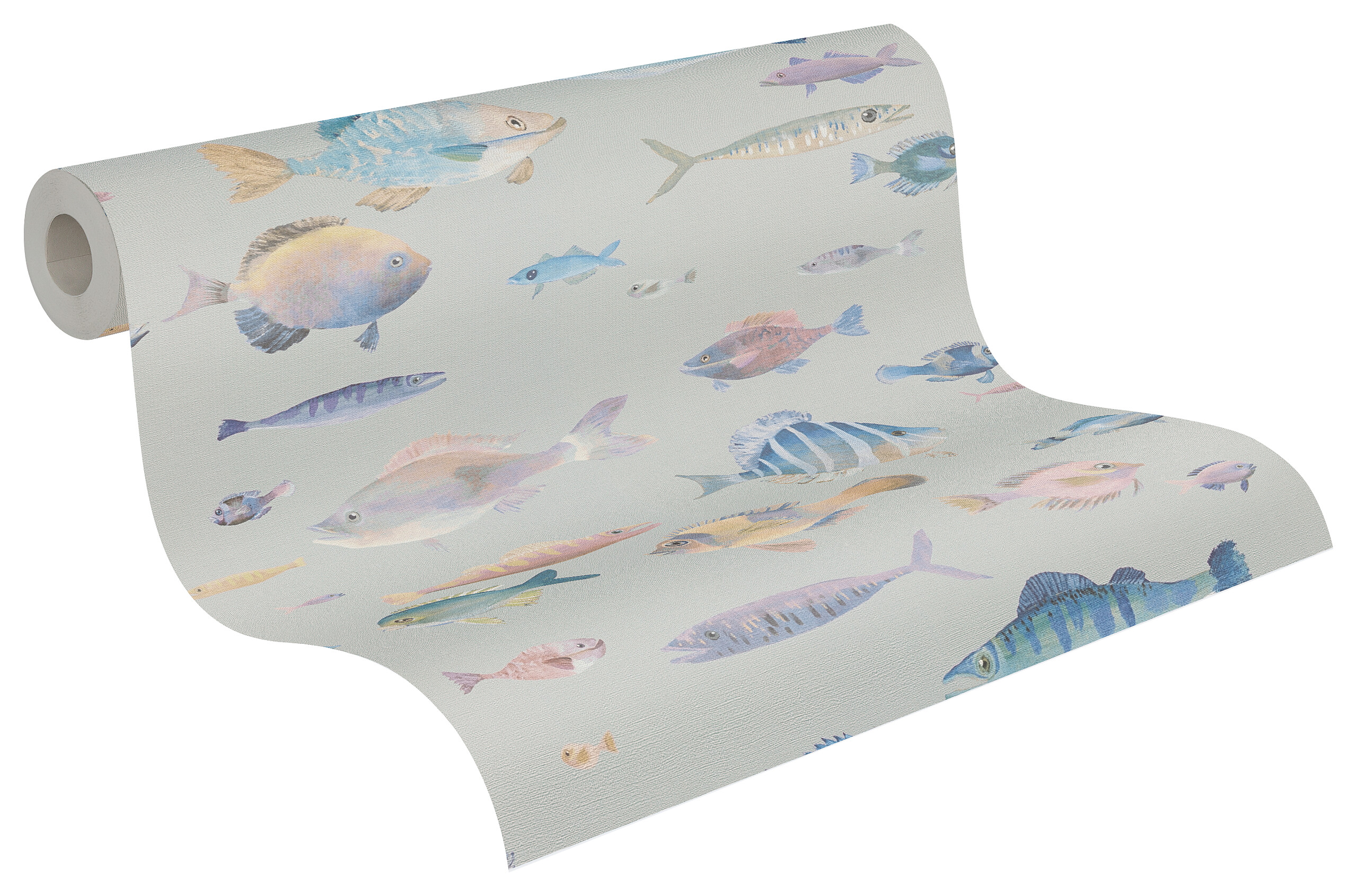 A.S.Creation Vliestapete violett bunt B/H/D: ca. 53x1005x8 cm