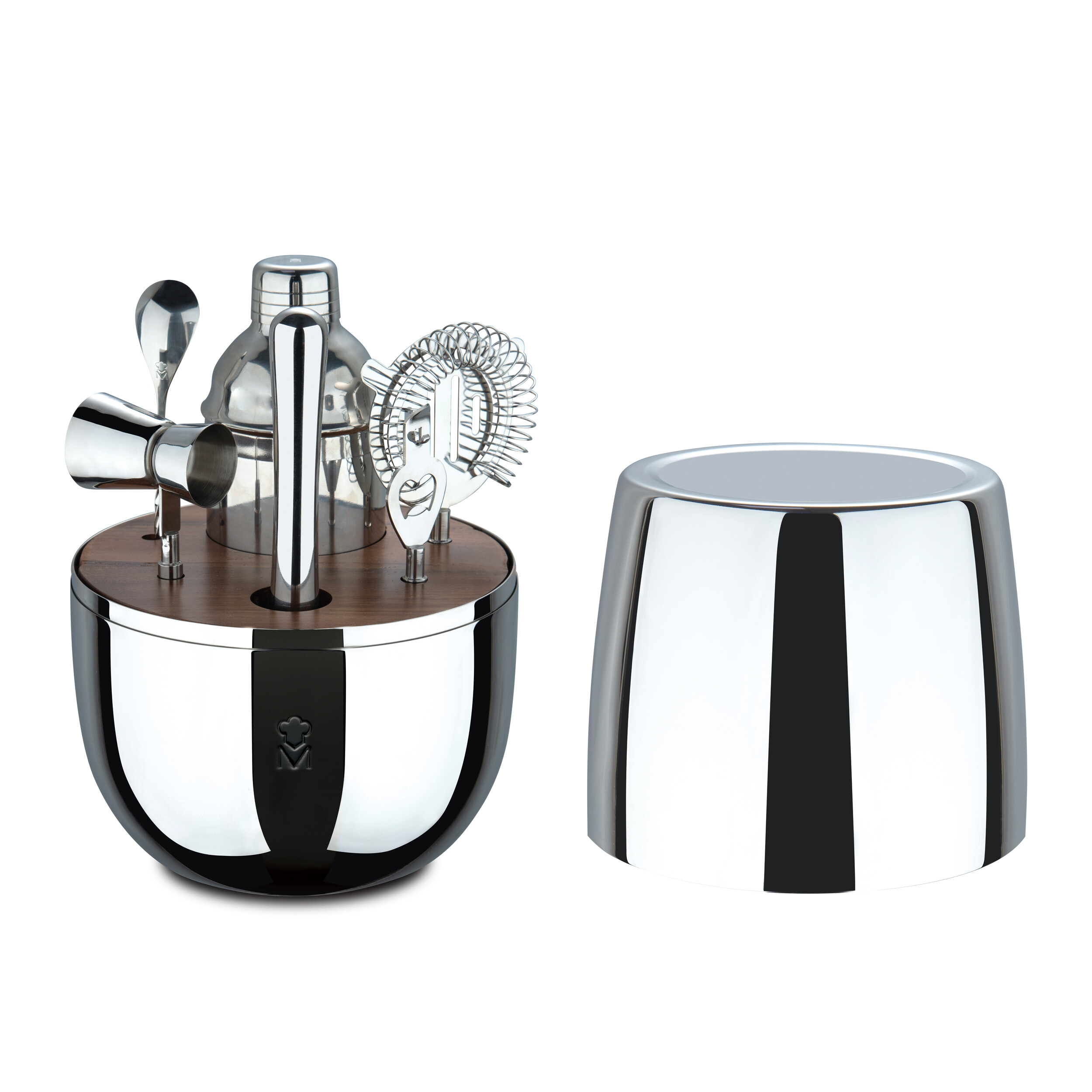 MASTERPRO Cocktail-Set THE DROP silber Edelstahl
