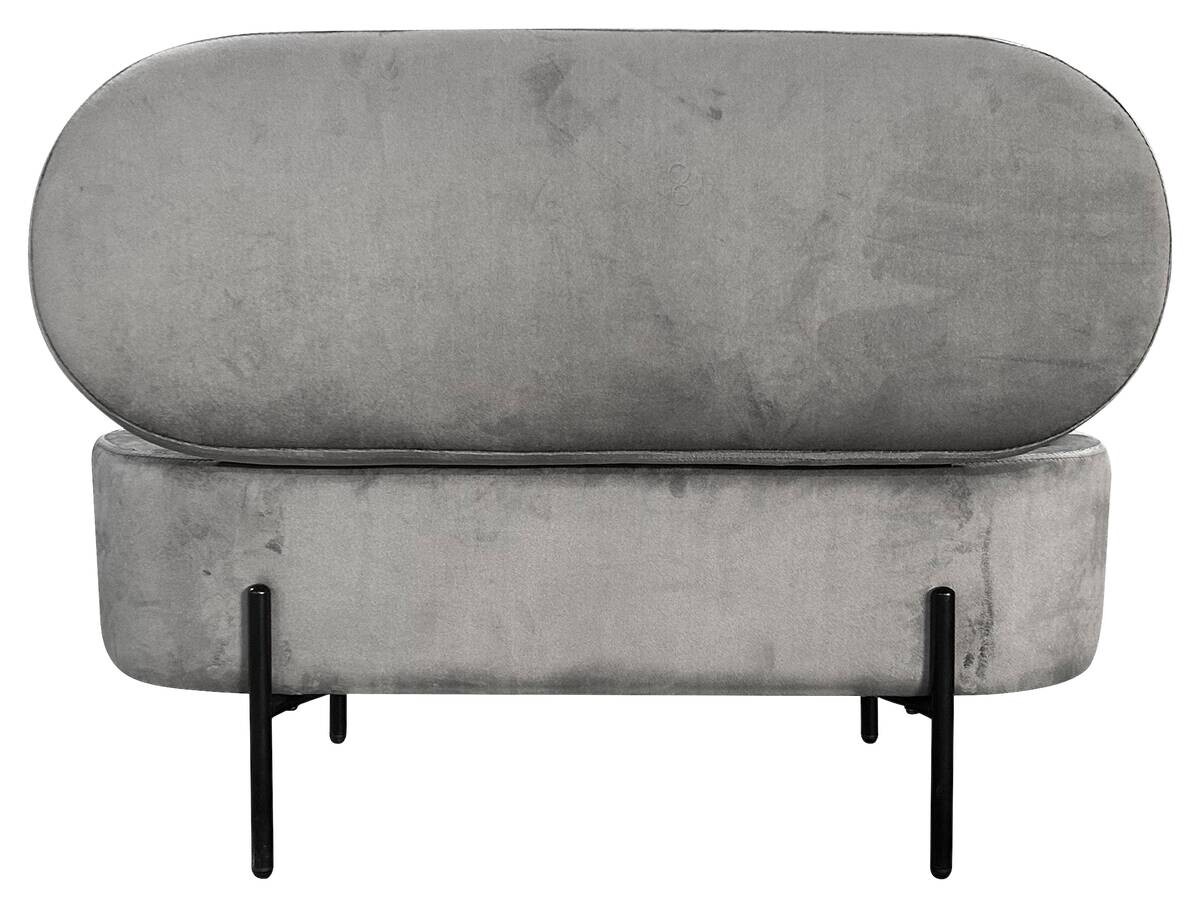 Truhe NOVA grau B/H/T: ca. 95x42x37,5 cm