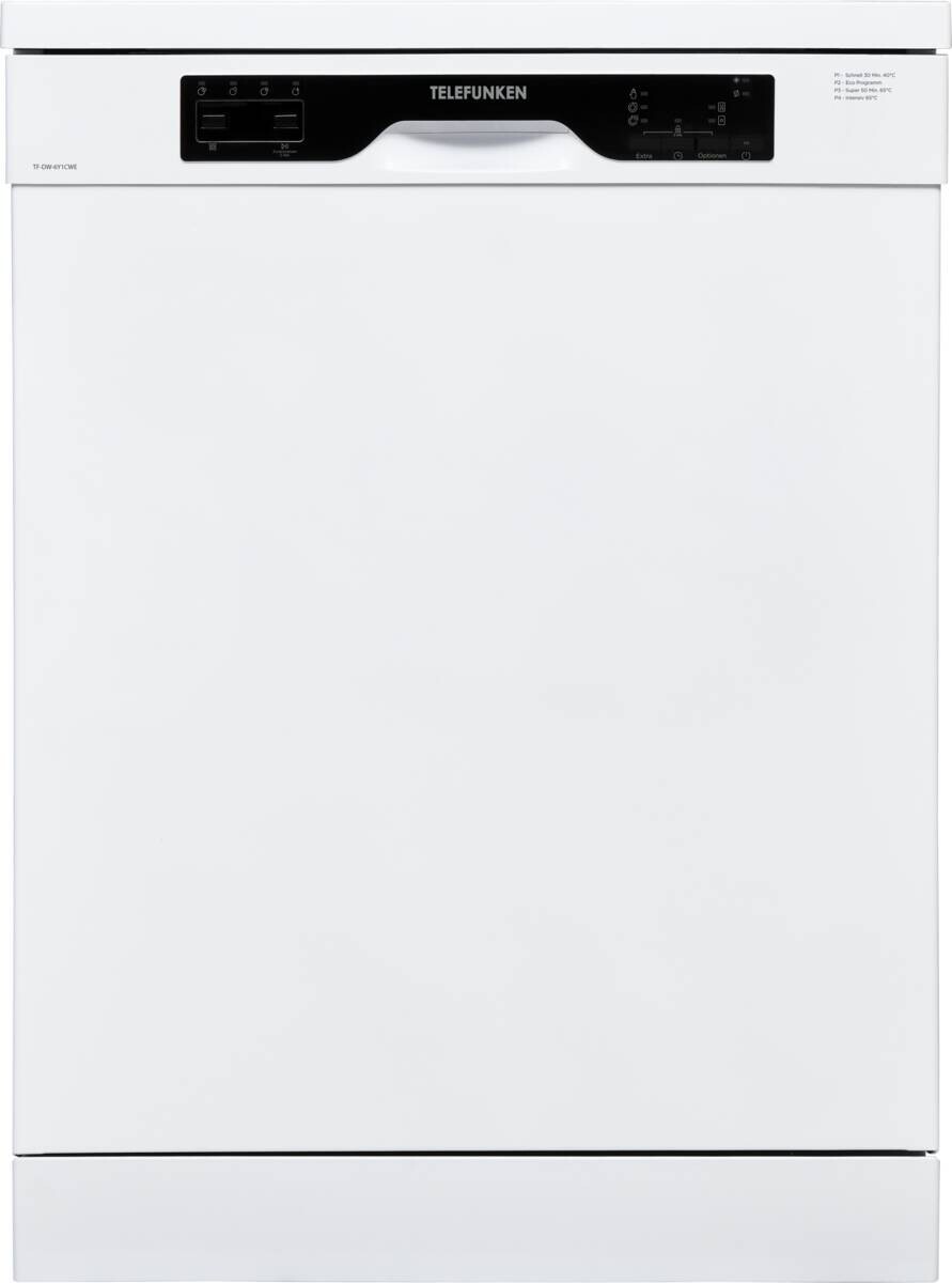 Telefunken Geschirrspüler TF-DW-6Y1CWE weiß B/H/T: ca. 60x85x60 cm