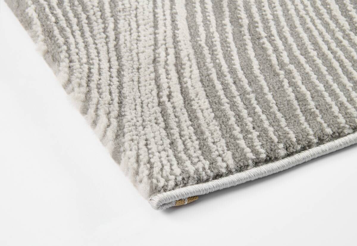 Webteppich Leonie grau B/L: ca. 120x170 cm