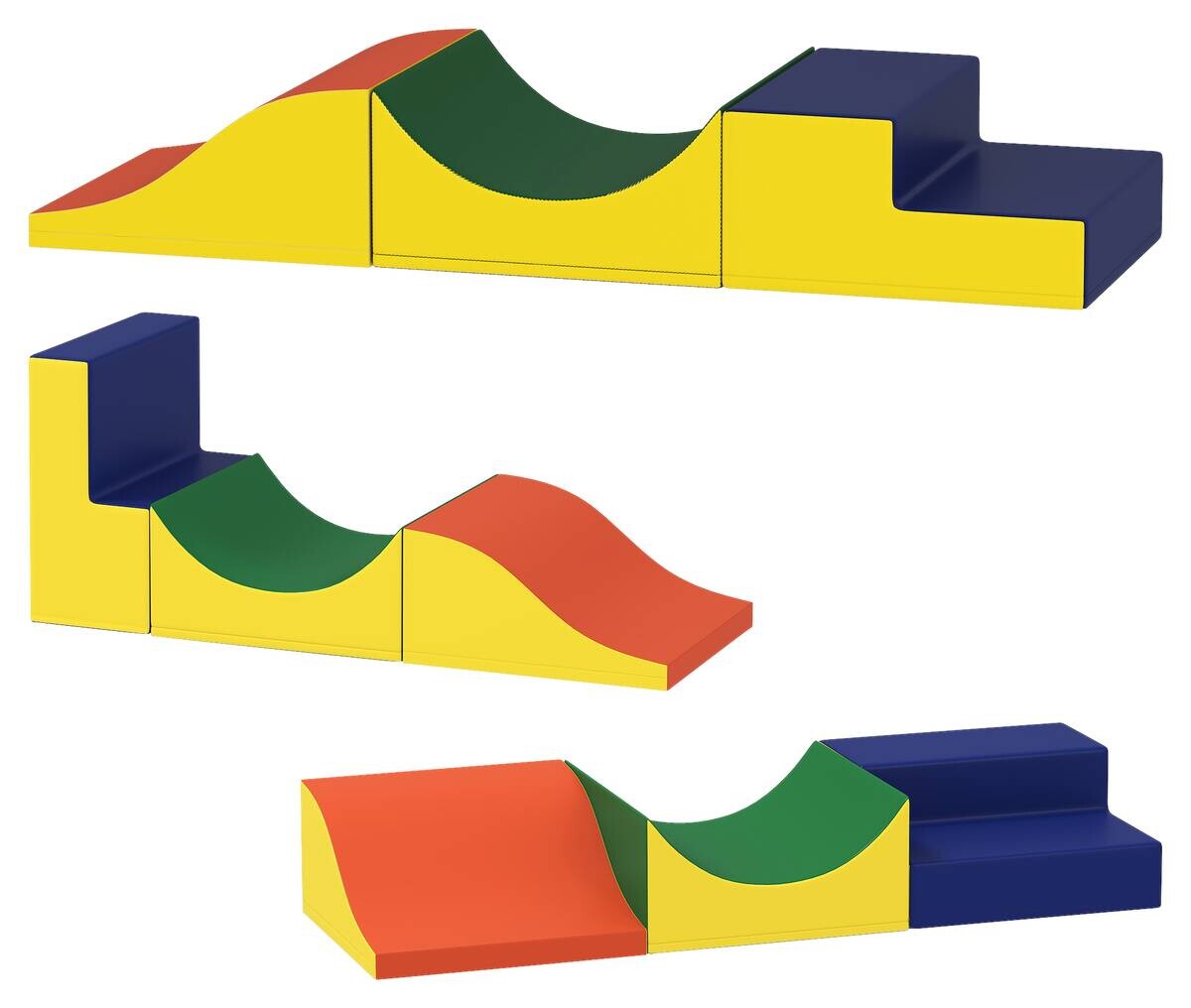 AIYAPLAY Schaumstoffbausteine B/H/L: ca. 45,7x20,3x141 cm