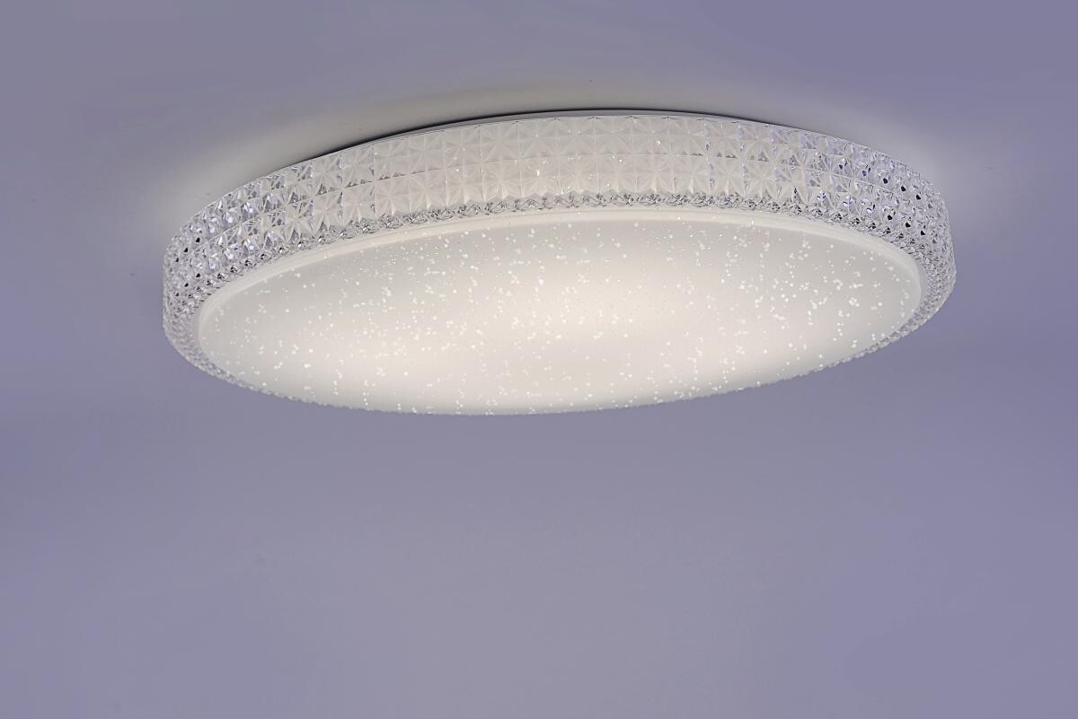 Just Light Deckenleuchte Frida klar Acryl Metall H/D: ca. 11x60 cm