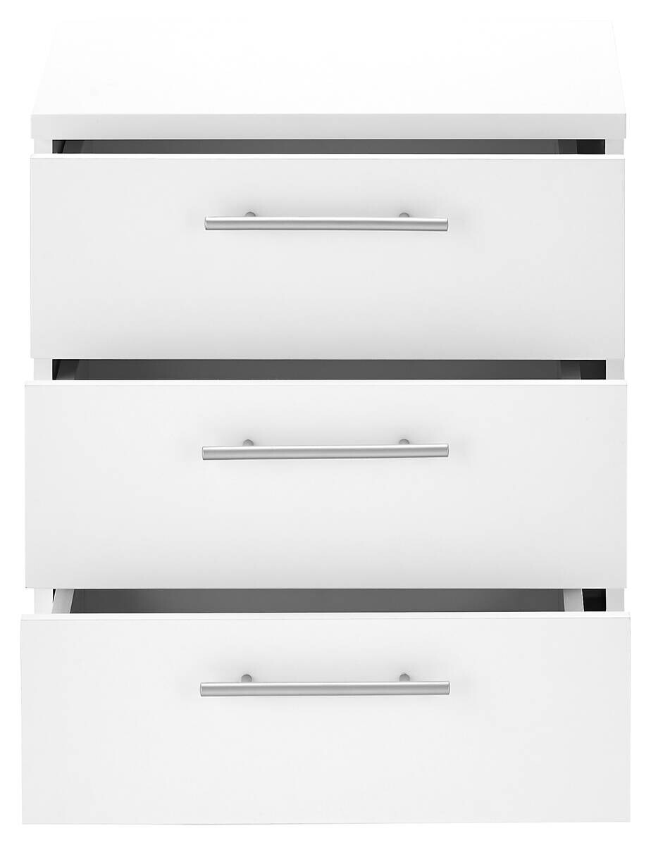 Rollcontainer Ben weiß B/H/T: ca. 40x56x39 cm