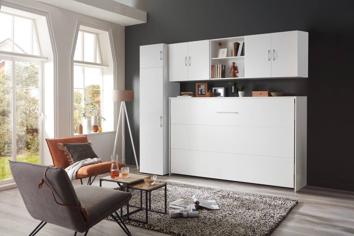 Klappbett Juist weiß Liegefläche B/L: ca. 120x200 cm