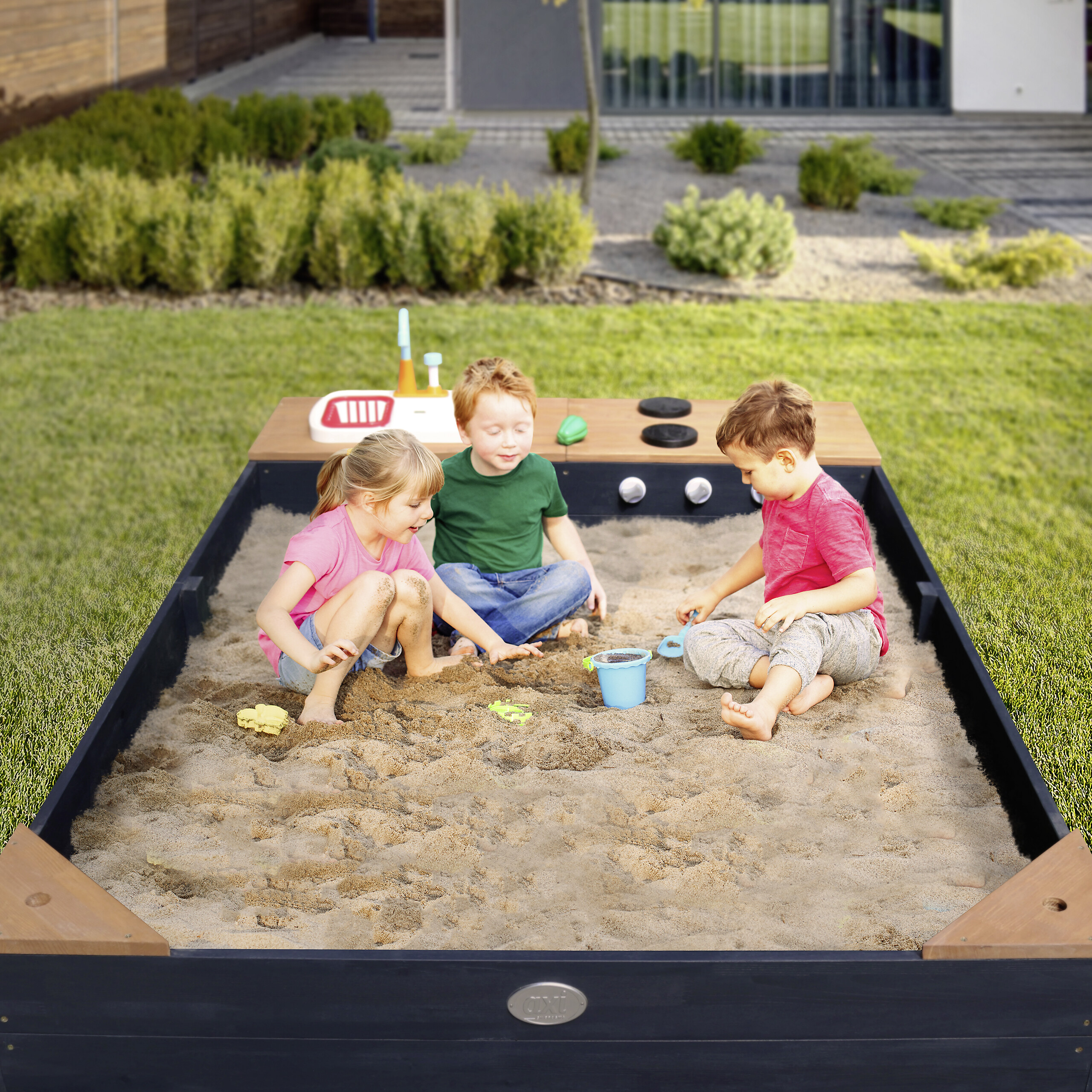 AXI Sandkasten Kelly anthrazit B/H/L: ca. 115x22x180 cm