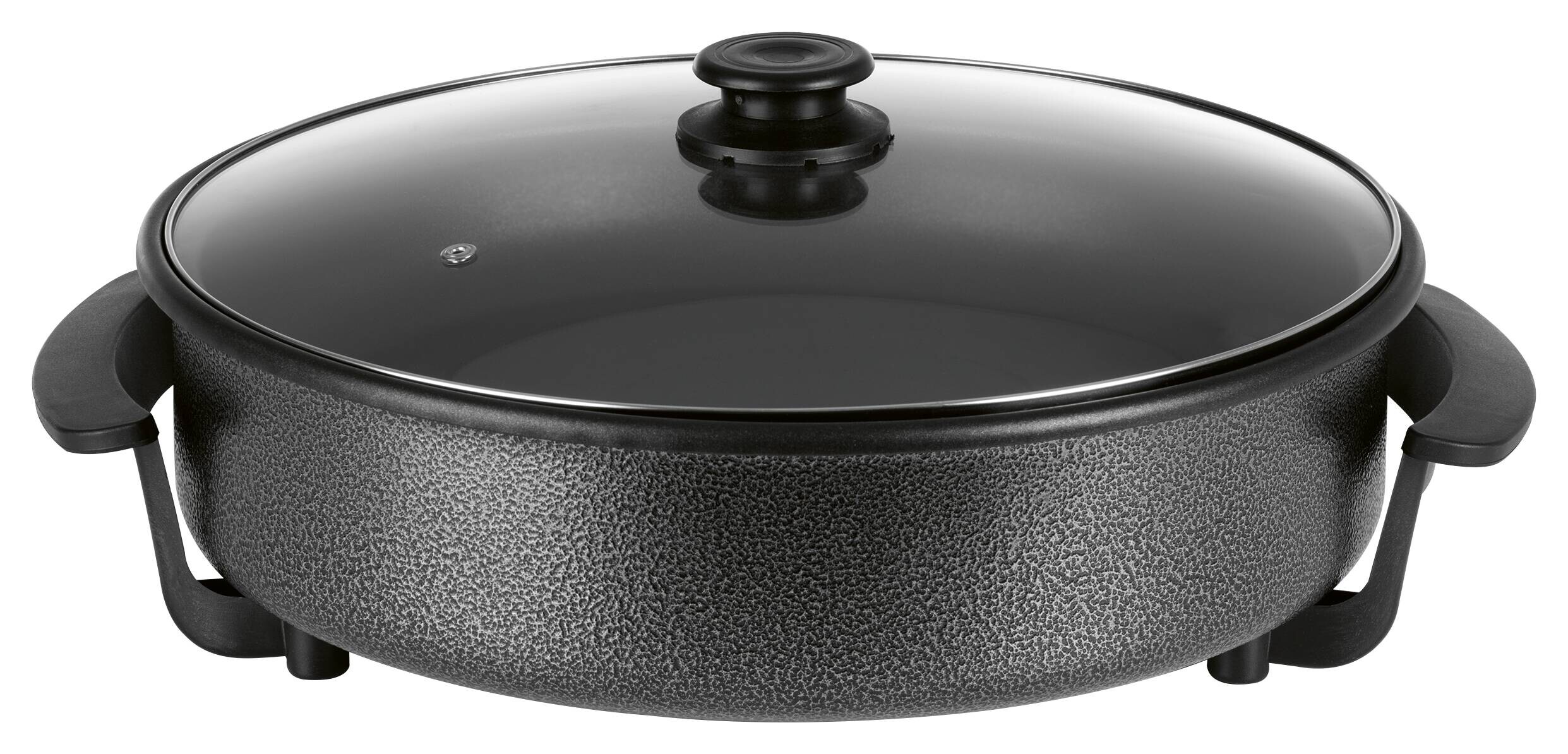 GOURMETmaxx Elektrische Party-Pfanne schwarz Edelstahl B/H/L: ca. 45x17,5x41 cm