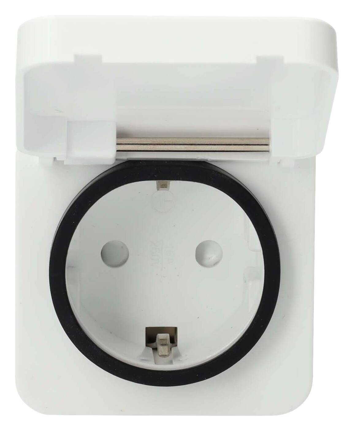 Nedis Smart-Stecker weiß grau Polycarbonat B/H/L: ca. 6x9,9x6 cm