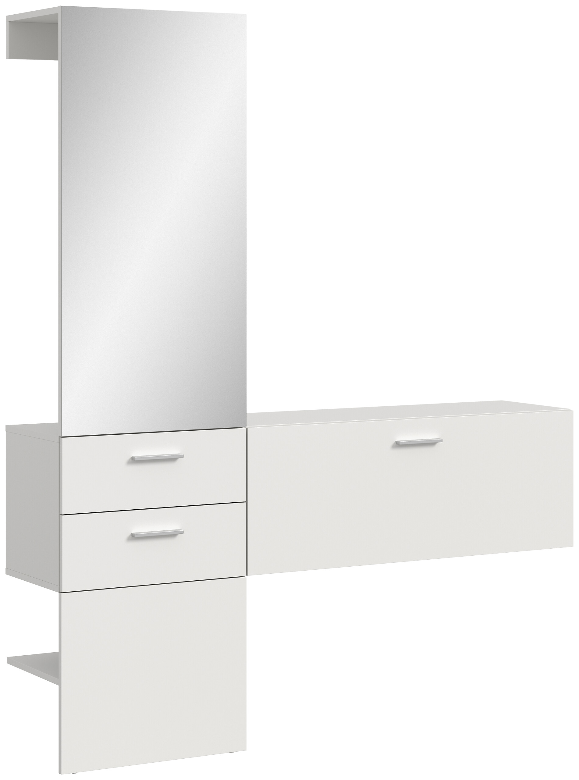 Garderobe VAGA weiß B/H/T: ca. 156x190x36 cm