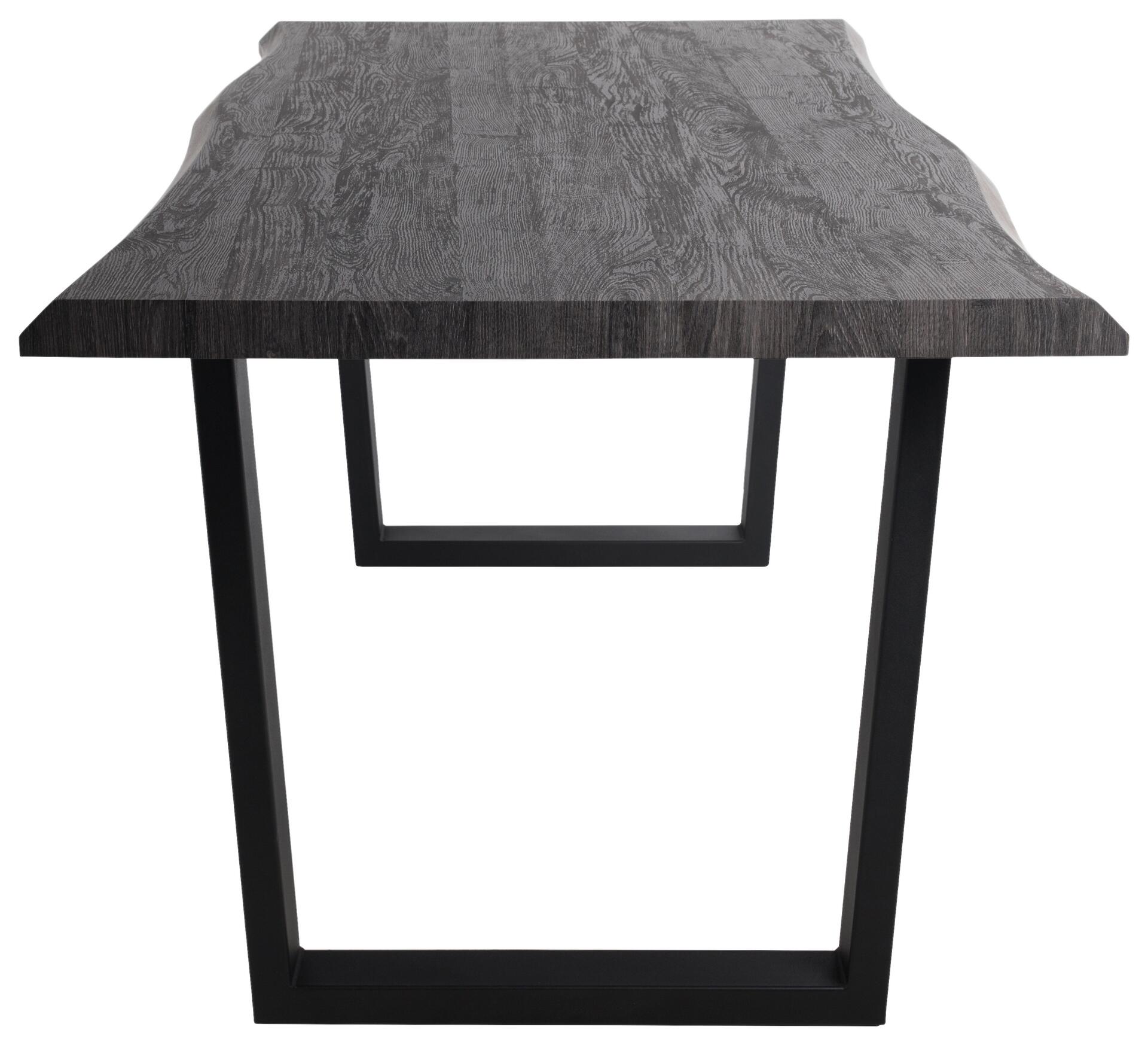 Esstisch Thea grau Akazie Nachbildung B/H/T: ca. 180x76x90 cm