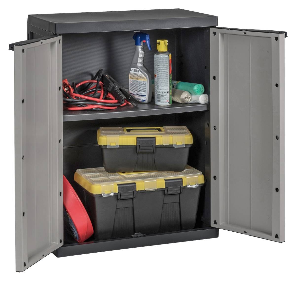 Toomax Kunststoffschrank grau B/H/T: ca. 65x85x37 cm Toomax Kunststoffschrank grau B/H/T: ca. 65x85x37 cm