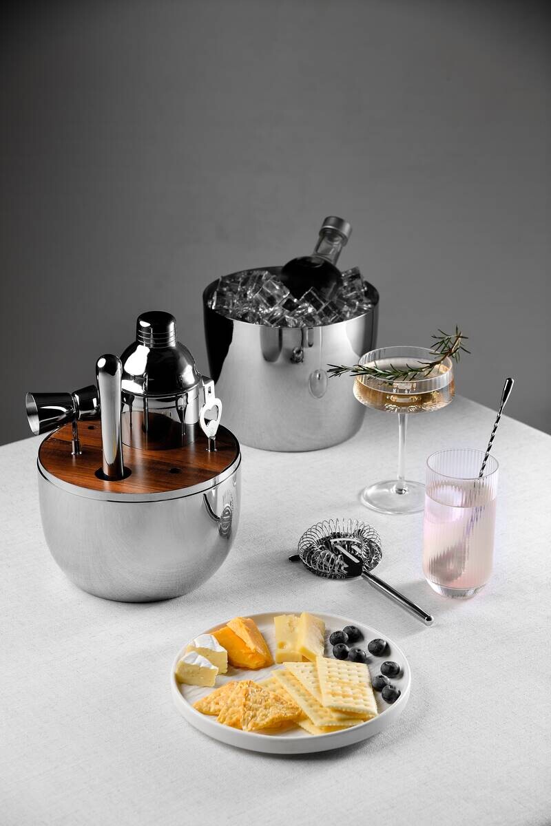 MASTERPRO Cocktail-Set THE DROP silber Edelstahl