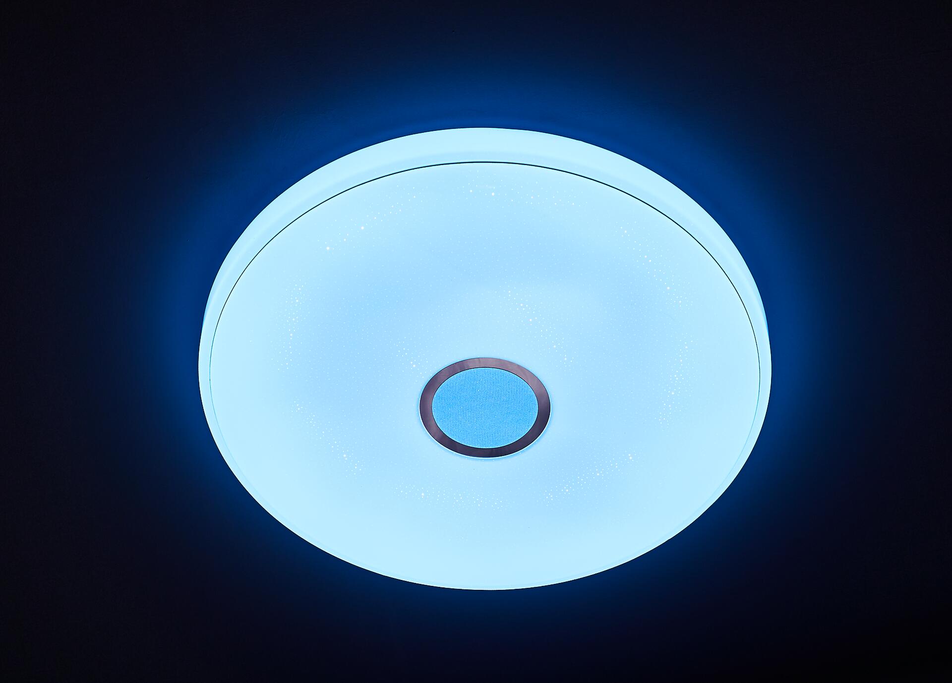 POCOline Deckenleuchte Joyce weiß Chrom Kunststoff D: ca. 70 cm