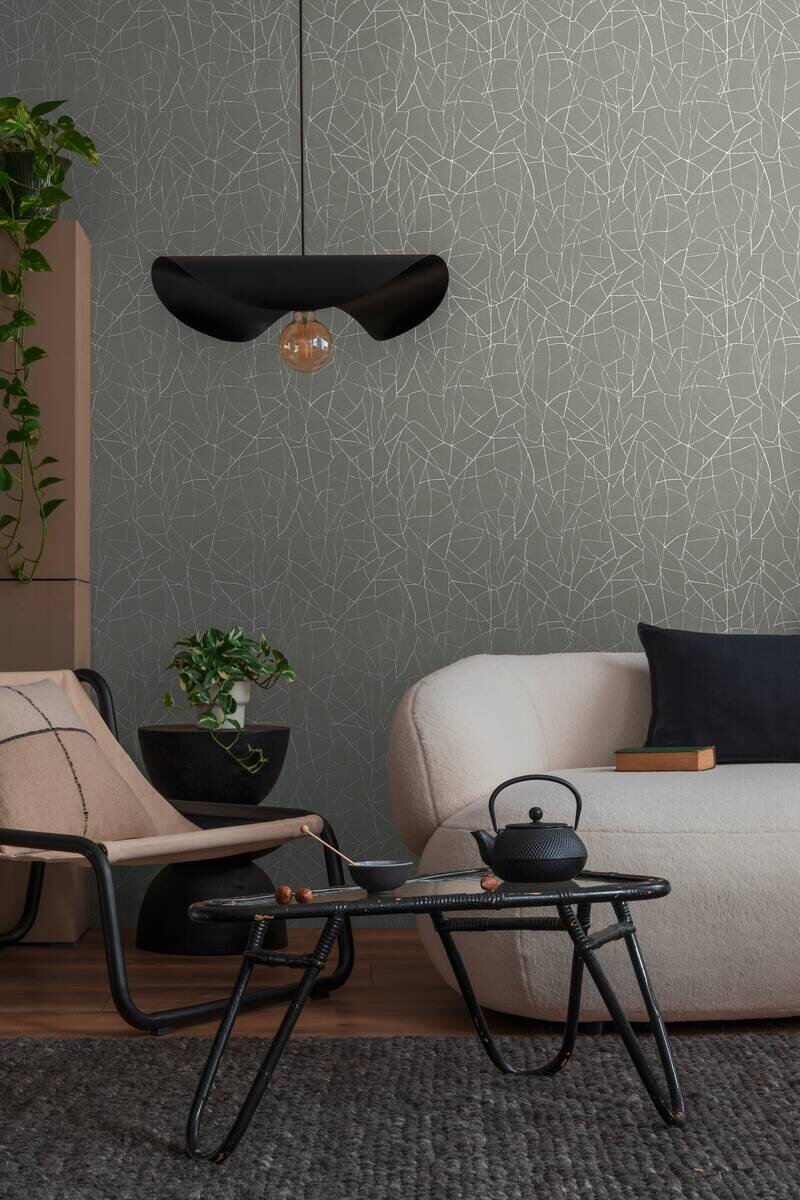 A.S.Creation Vliestapete grau weiß B/H/D: ca. 53x1005x9,7 cm