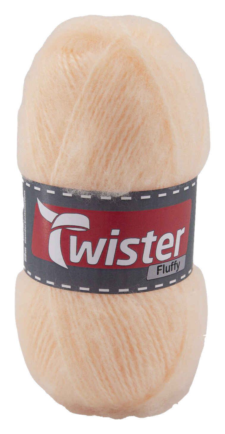 Twister Handstrickgarn Fluffy pfirsich L: ca. 16000 cm