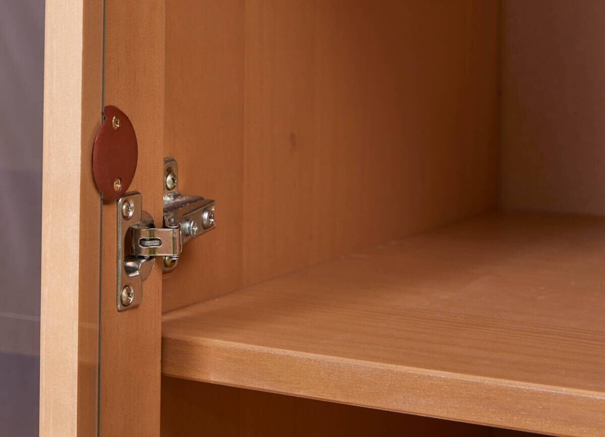 Vitrine Vivo 2T Oak lackiert Holz B/H/L: ca. 45x190x70 cm