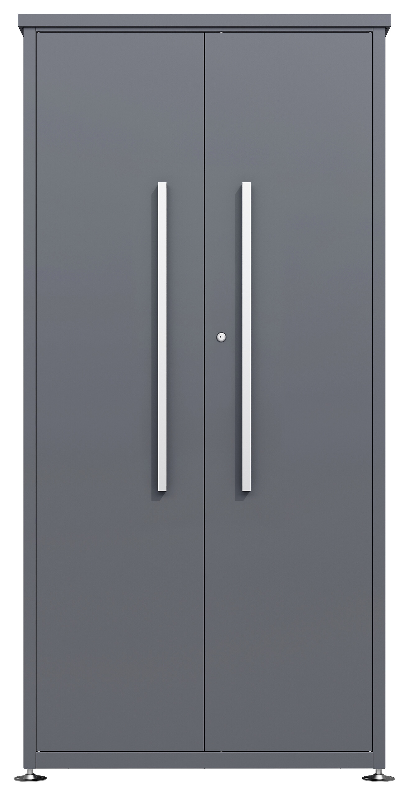 Westmann Gartenschrank Capsa anthrazit Stahl B/H/L: ca. 90x187x65 cm