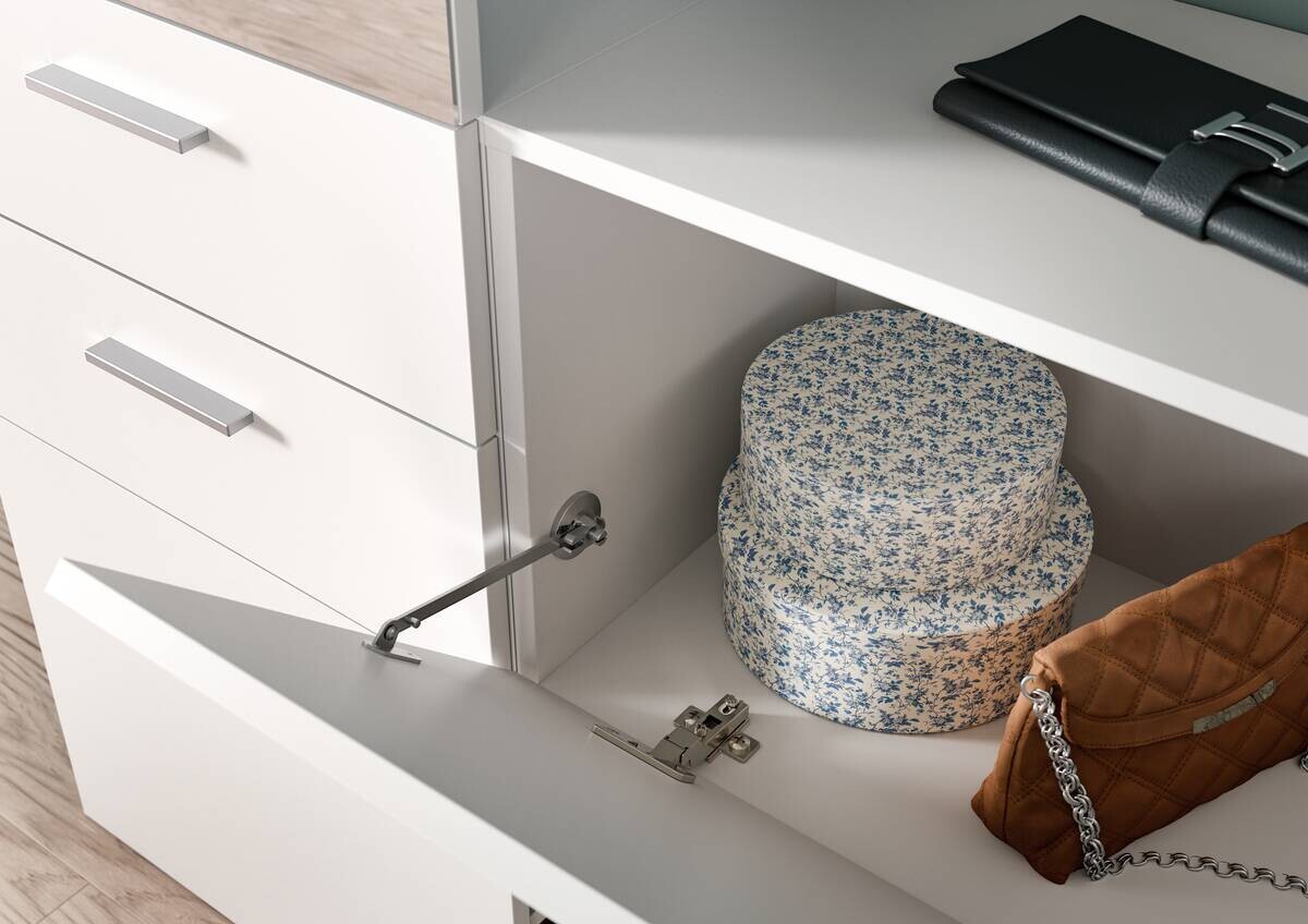 Garderobe VAGA weiß B/H/T: ca. 208x190x36 cm