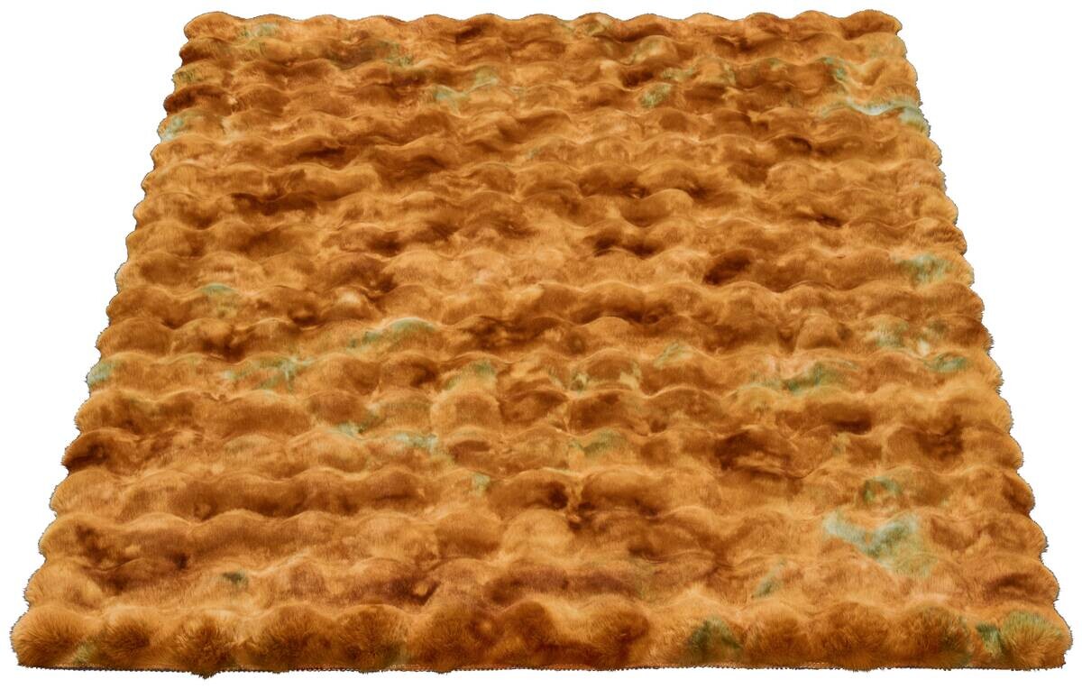 Fellimitat Moyo Batik gold B/L: ca. 160x230 cm